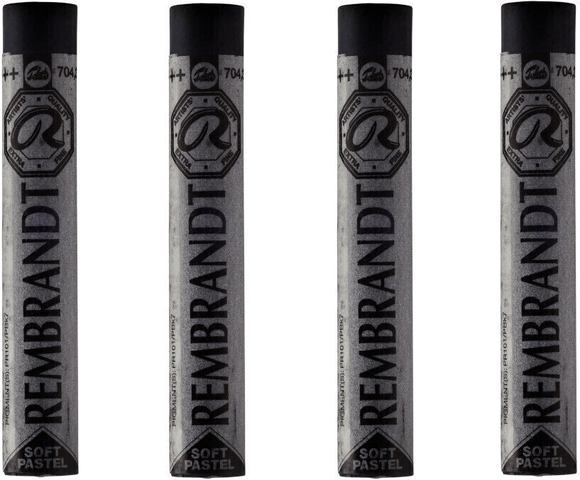 Pastel sec Rembrandt Soft Pastel Coffret de pastels secs Grey 3 4 pièces