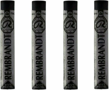 Pastel sec Rembrandt Soft Pastel Coffret de pastels secs Grey 3 4 pièces - 1