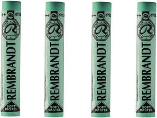 Сух пастел Rembrandt Soft Pastel Комплект сухи пастели Phthalo Green 8 4 бр.