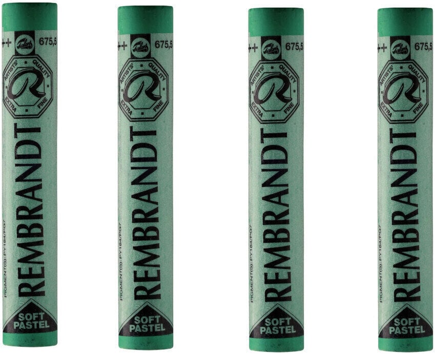 Pastel sec Rembrandt Soft Pastel Coffret de pastels secs Phthalo Green 5 4 pièces