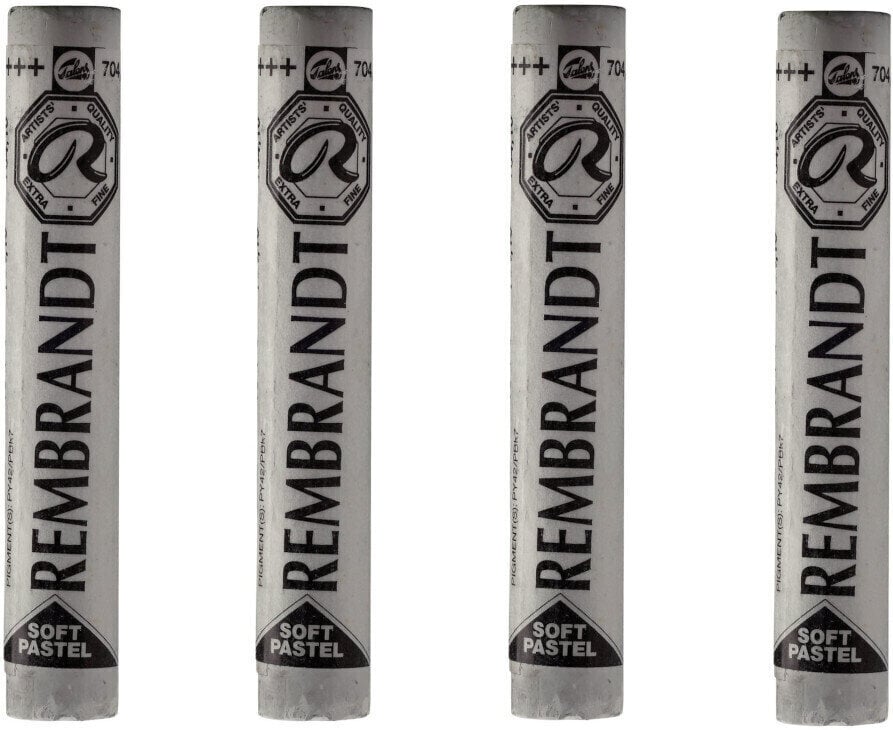 Pastel sec Rembrandt Soft Pastel Coffret de pastels secs Grey 10 4 pièces