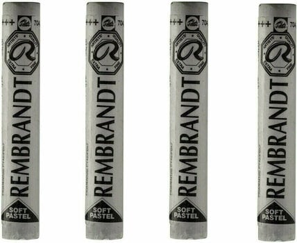 Pastel sec Rembrandt Soft Pastel Coffret de pastels secs Grey 10 4 pièces - 1