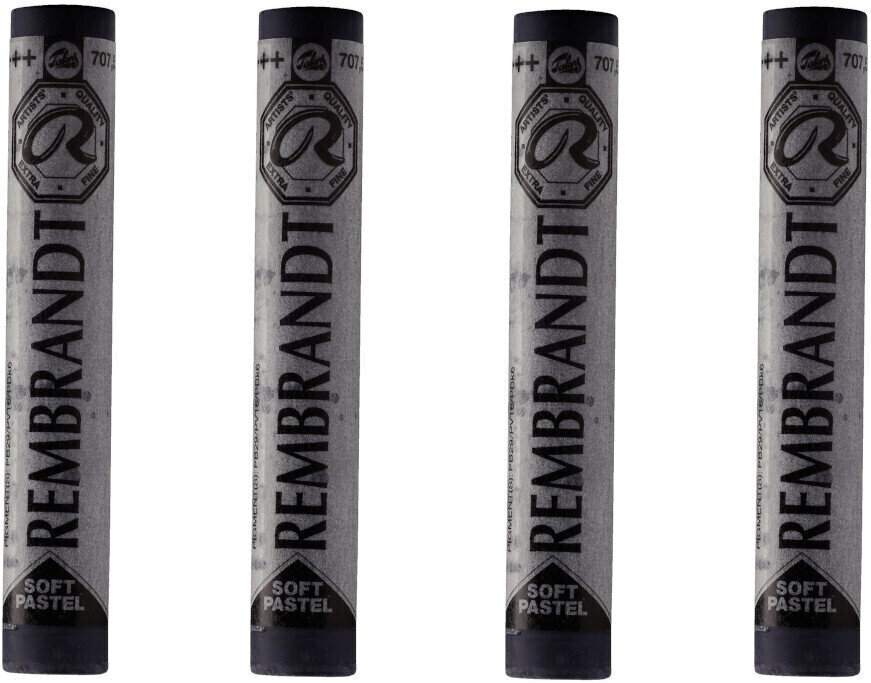 Pastel sec Rembrandt Soft Pastel Coffret de pastels secs Mouse Grey 5 4 pièces