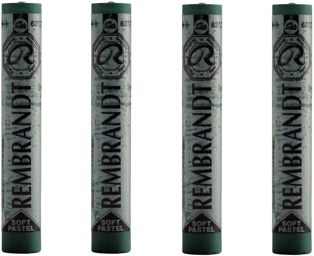 Pehmeä pastelli Rembrandt Soft Pastel Kuivapastellisetti Cinnabar Green Deep 7 4 kpl