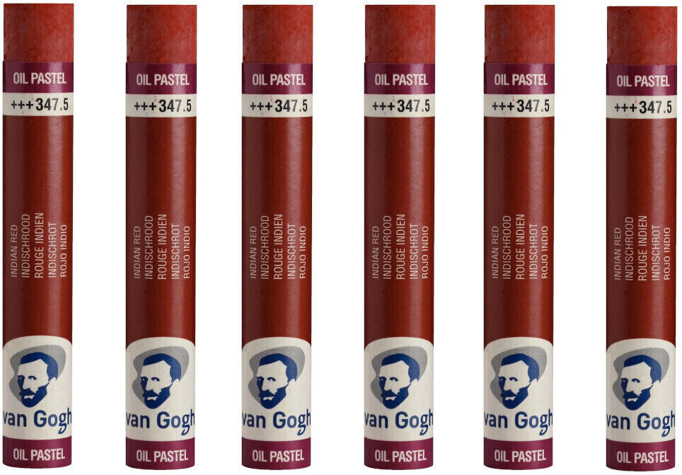 Маслена пастел Van Gogh Oil Pastel Stick Комплект маслени пастели Indian Red 5 6 бр.