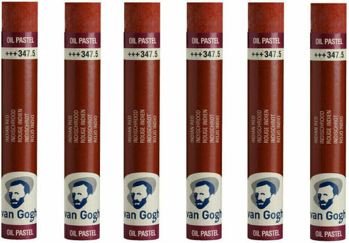 Маслена пастел Van Gogh Oil Pastel Stick Комплект маслени пастели Indian Red 5 6 бр. - 1