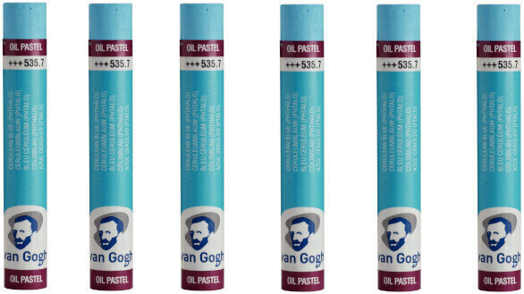 Pastel à l'huile Van Gogh Oil Pastel Stick Coffret de pastels à l'huile Cerulean Blue Phthalo 7 6 pièces