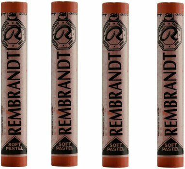 Pastel sec Rembrandt Soft Pastel Coffret de pastels secs Light Oxide Red 5 4 pièces - 1
