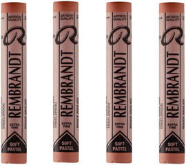 Pastel uscat Rembrandt Soft Pastel Set de pasteluri uscate Light Oxide Red 7 4 Bucăți