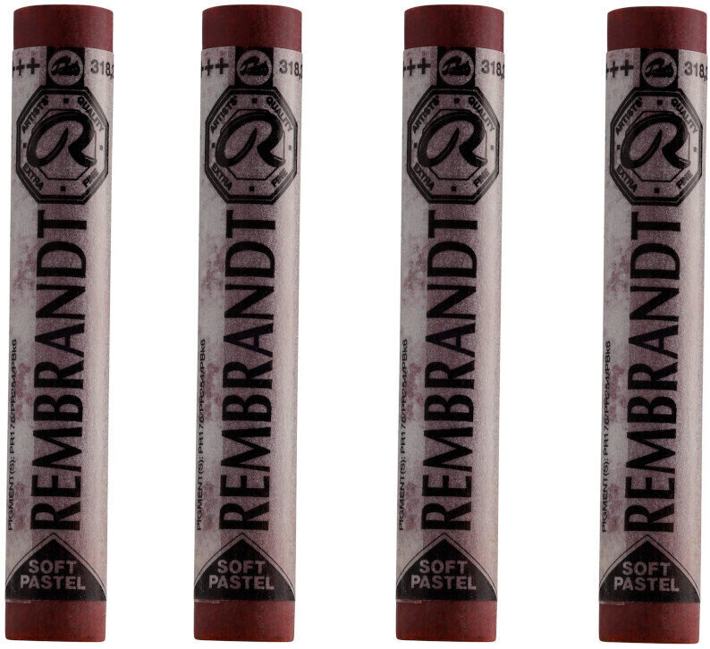 Pastel sec Rembrandt Soft Pastel Coffret de pastels secs Carmine 3 4 pièces