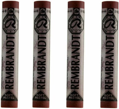 Pastel sec Rembrandt Soft Pastel Coffret de pastels secs Carmine 3 4 pièces - 1