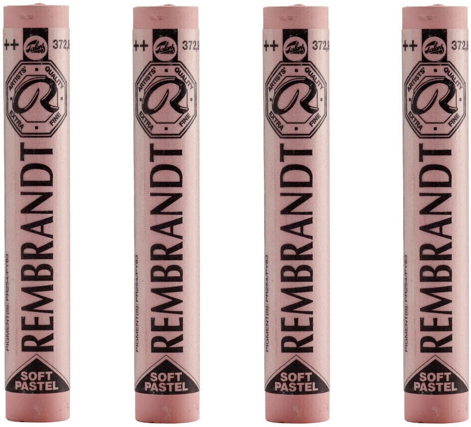 Pastel sec Rembrandt Soft Pastel Coffret de pastels secs Permanent Red 9 4 pièces