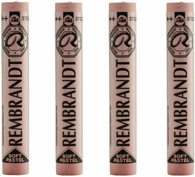 Pastel sec Rembrandt Soft Pastel Coffret de pastels secs Permanent Red 9 4 pièces - 1