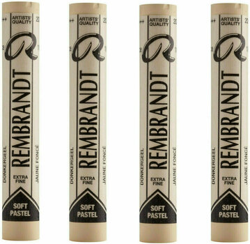 Pastel sec Rembrandt Soft Pastel Coffret de pastels secs Deep Yellow 9 4 pièces - 1