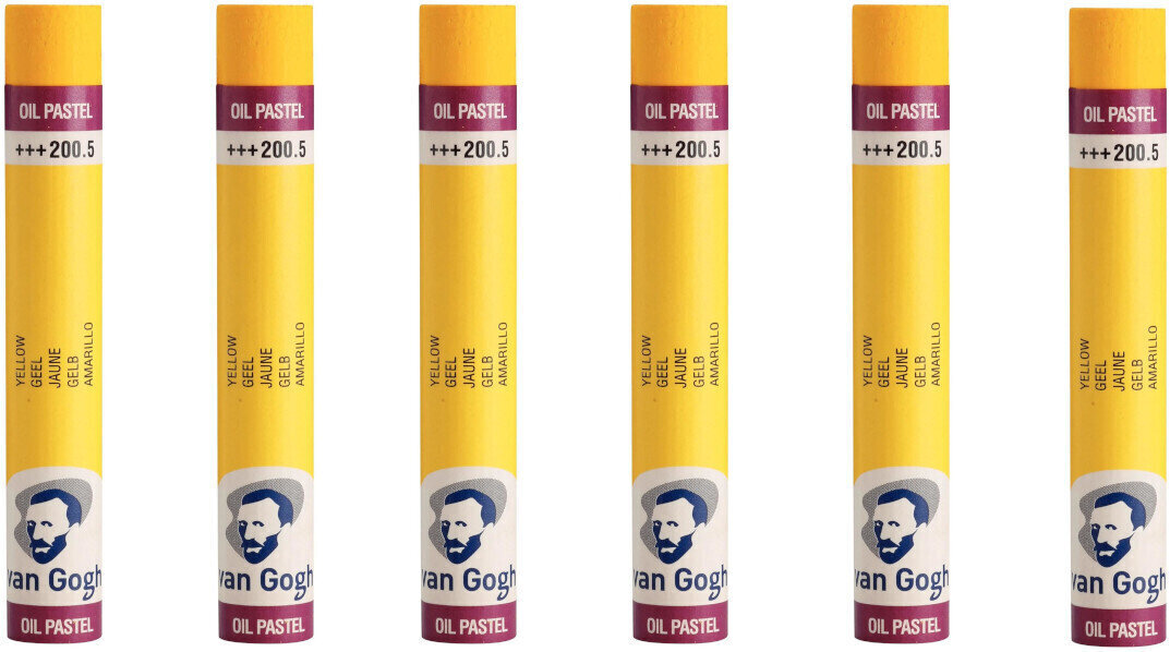 Oil Pastel Van Gogh Oil Pastel Stick Set of Oil Pastels Yellow 5 6 pcs