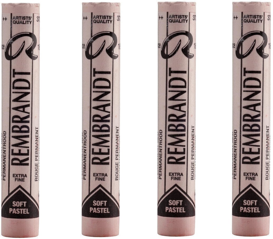 Pastel sec Rembrandt Soft Pastel Coffret de pastels secs Permanent Red 10 4 pièces