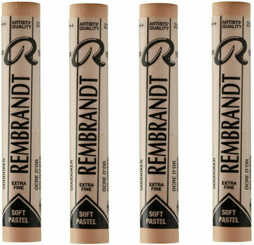 Pastel sec Rembrandt Soft Pastel Coffret de pastels secs Gold Ochre 9 4 pièces - 1