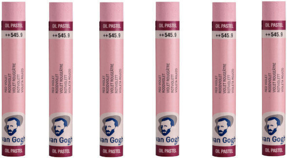 Aliejinė pastelė Van Gogh Oil Pastel Stick Red Violet 9 (6 Pieces)