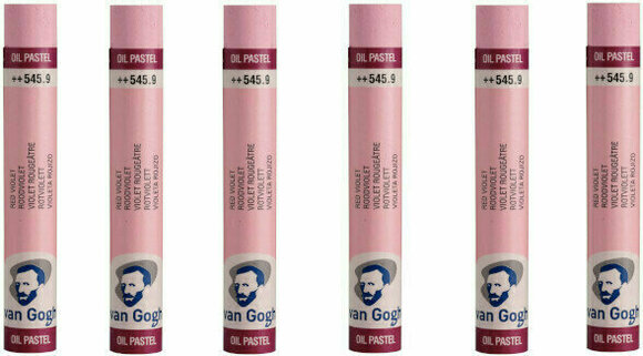 Aliejinė pastelė Van Gogh Oil Pastel Stick Red Violet 9 (6 Pieces) - 1