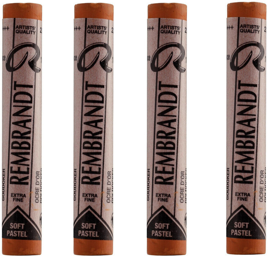 Pastel sec Rembrandt Soft Pastel Coffret de pastels secs Gold Ochre 5 4 pièces