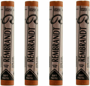Pastel sec Rembrandt Soft Pastel Coffret de pastels secs Gold Ochre 5 4 pièces - 1