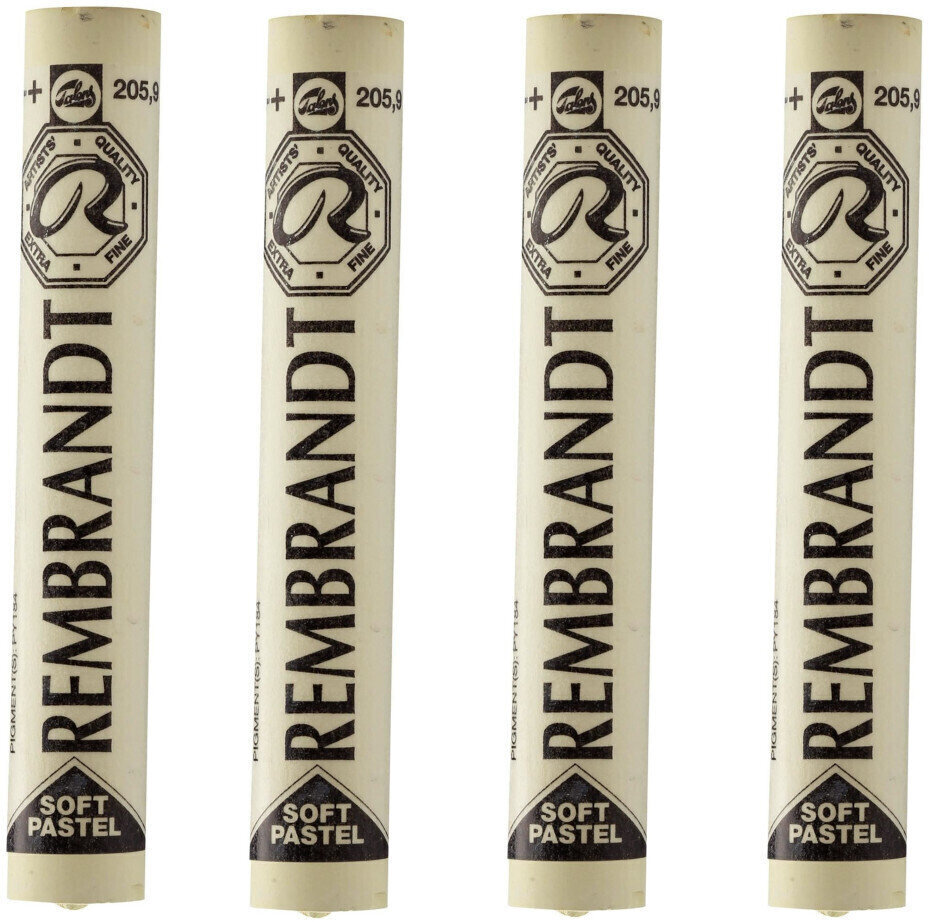 Pastel sec Rembrandt Soft Pastel Coffret de pastels secs Lemon Yellow 9 4 pièces