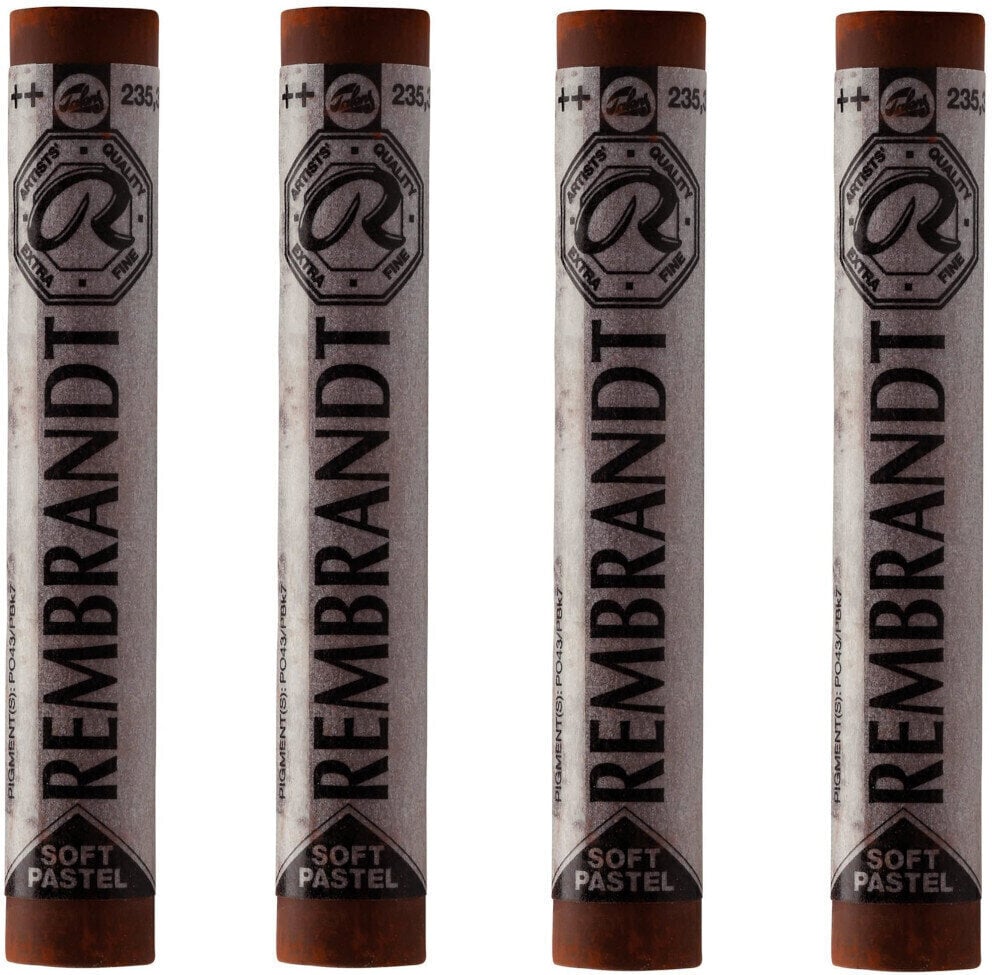 Pastel sec Rembrandt Soft Pastel Coffret de pastels secs Orange 3 4 pièces