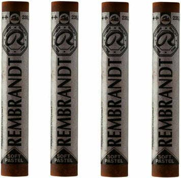 Pastel sec Rembrandt Soft Pastel Coffret de pastels secs Orange 3 4 pièces - 1