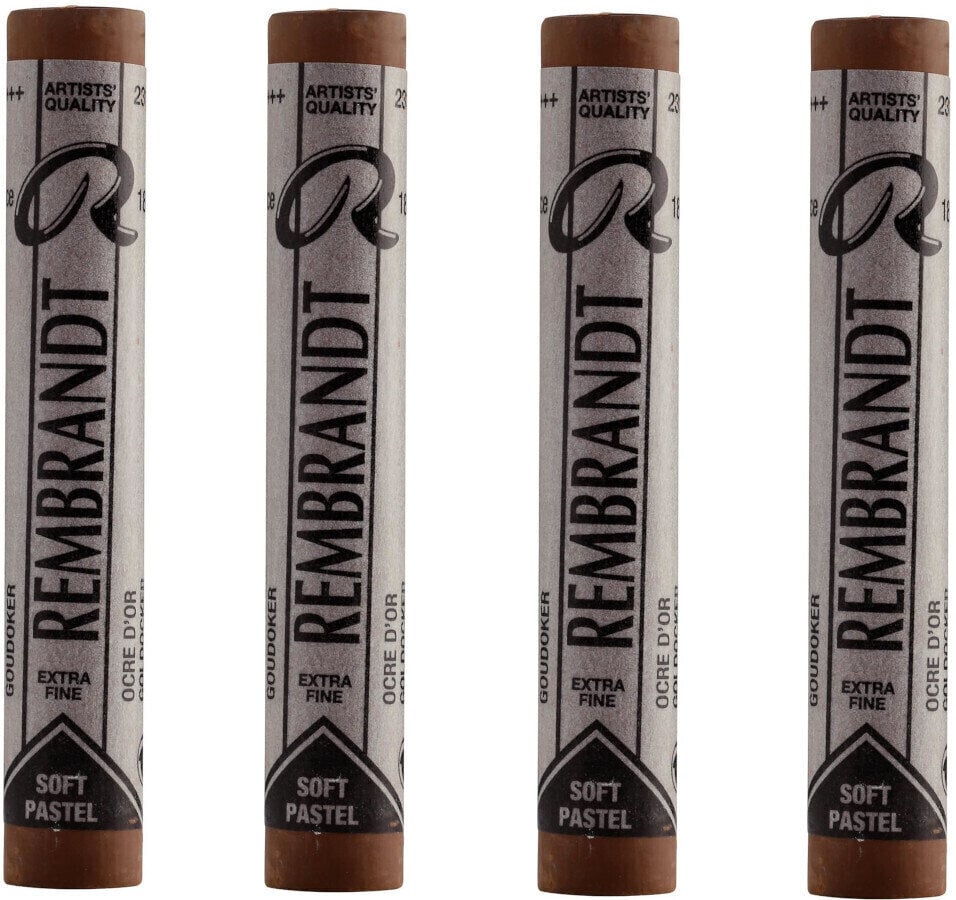 Pastel sec Rembrandt Soft Pastel Coffret de pastels secs Gold Ochre 3 4 pièces