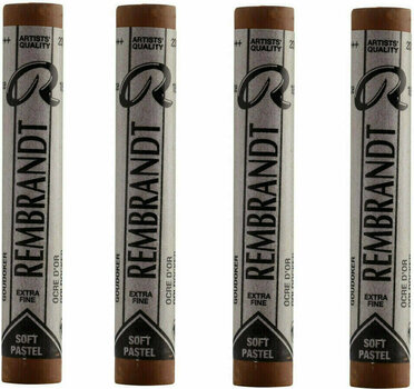 Pastel sec Rembrandt Soft Pastel Coffret de pastels secs Gold Ochre 3 4 pièces - 1
