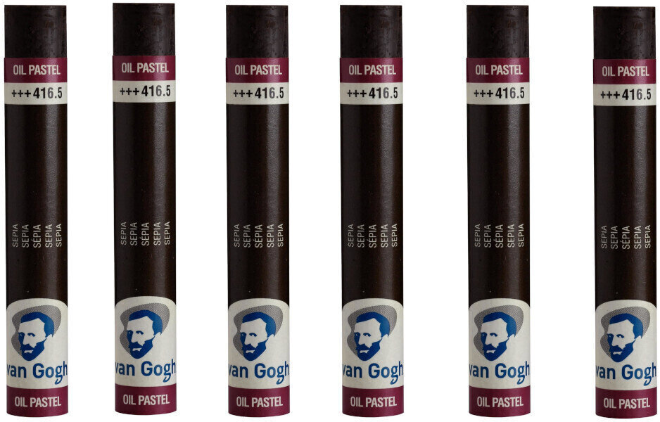 Pastel à l'huile Van Gogh Oil Pastel Stick Coffret de pastels à l'huile Sepia 5 6 pièces