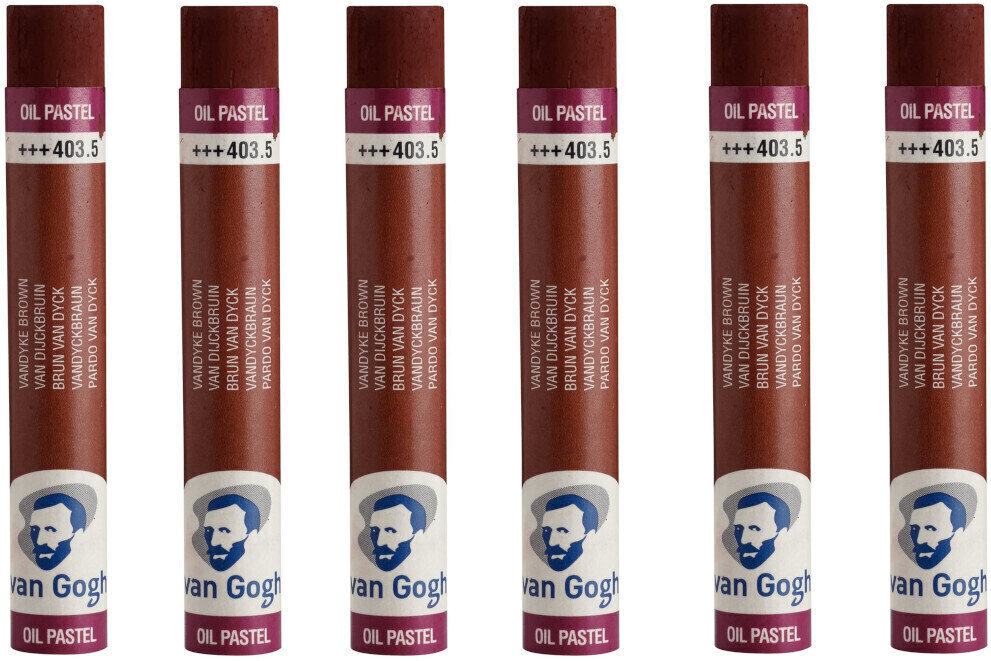 Öljypastelli Van Gogh Oil Pastel Stick Öljypastellisetti Vandyke Brown 5 6 kpl