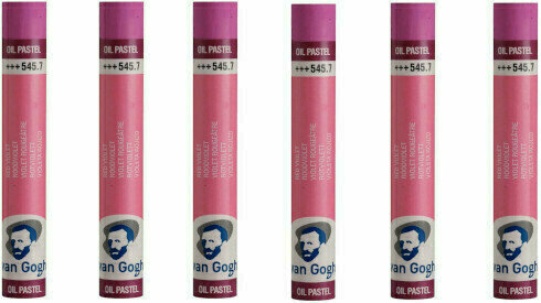 Pastel à l'huile Van Gogh Oil Pastel Stick Coffret de pastels à l'huile Red Violet 7 6 pièces - 1