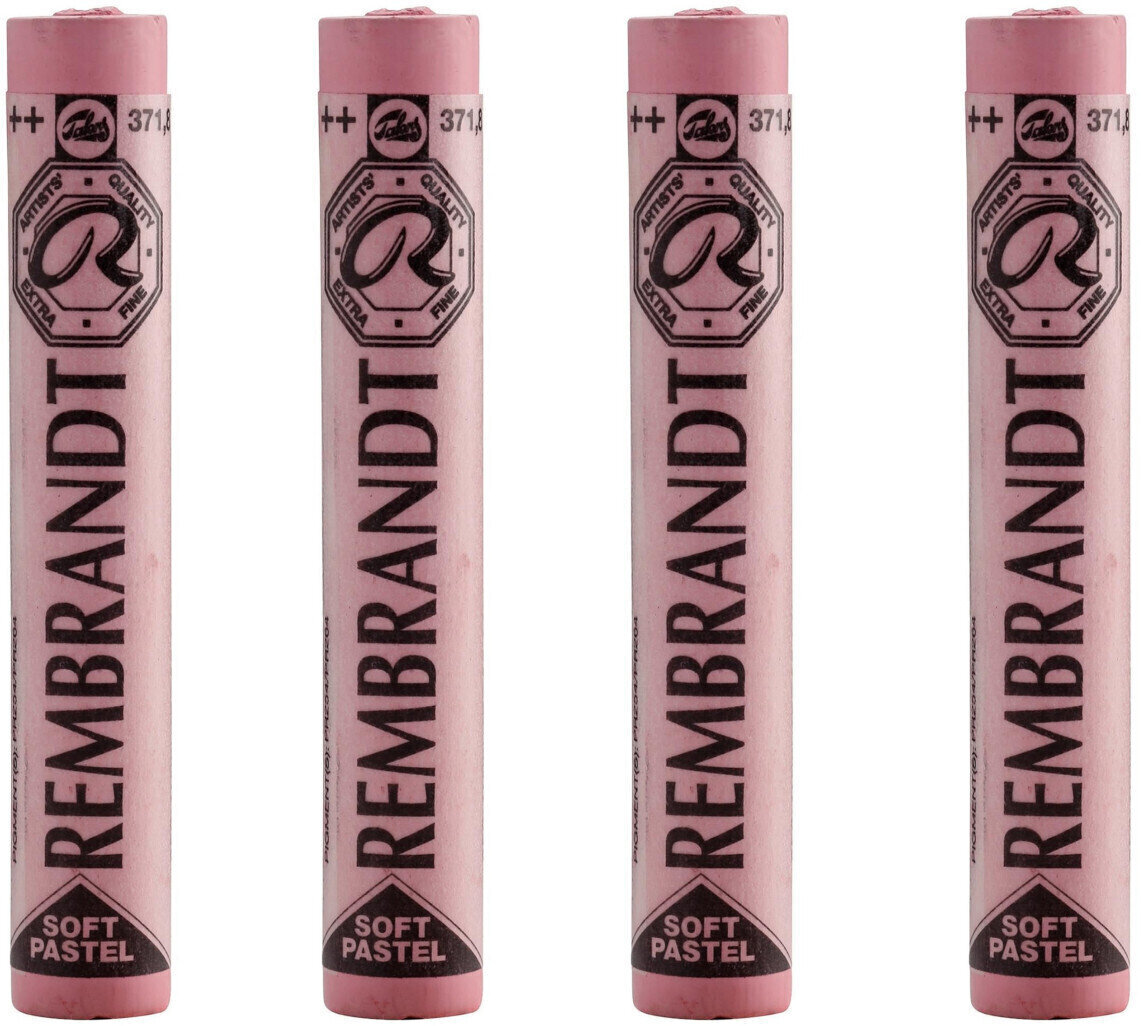 Pastel sec Rembrandt Soft Pastel Coffret de pastels secs Permanent Red Deep 8 4 pièces