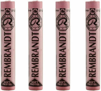 Pastel sec Rembrandt Soft Pastel Coffret de pastels secs Permanent Red Deep 8 4 pièces - 1