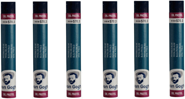 Pastello a olio Van Gogh Oil Pastel Stick Set di pastelli a olio Phthalo Blue 3 6 pezzi