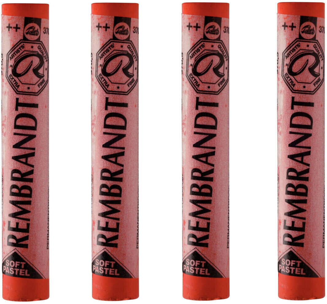 Pastel sec Rembrandt Soft Pastel Coffret de pastels secs Permanent Red Light 5 4 pièces