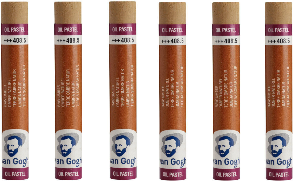 Pastel à l'huile Van Gogh Oil Pastel Stick Coffret de pastels à l'huile Raw Umber 5 6 pièces