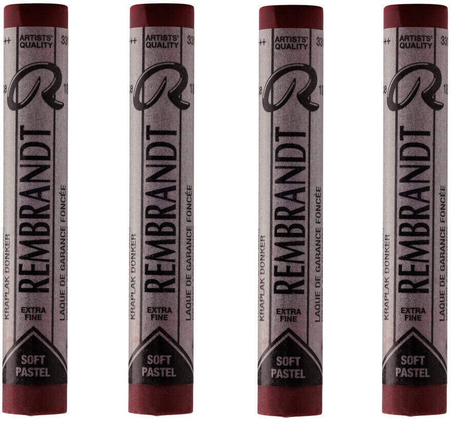 Pastel sec Rembrandt Soft Pastel Coffret de pastels secs Madder Lake Deep 3 4 pièces
