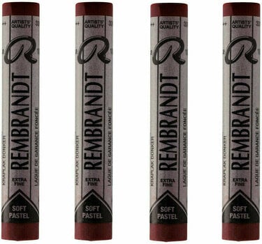 Pastel sec Rembrandt Soft Pastel Coffret de pastels secs Madder Lake Deep 3 4 pièces - 1