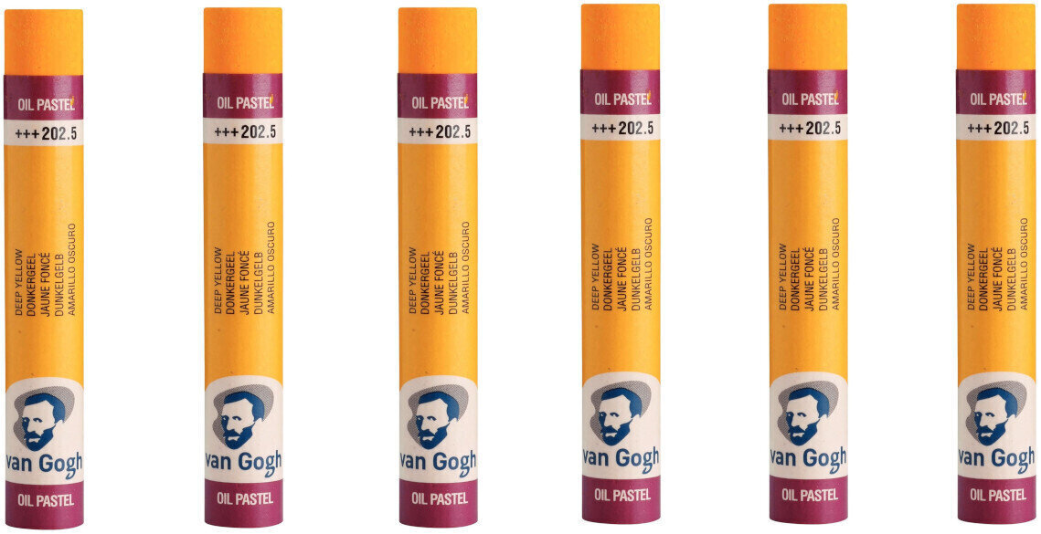 Öljypastelli Van Gogh Oil Pastel Stick Öljypastellisetti Deep Yellow 5 6 kpl