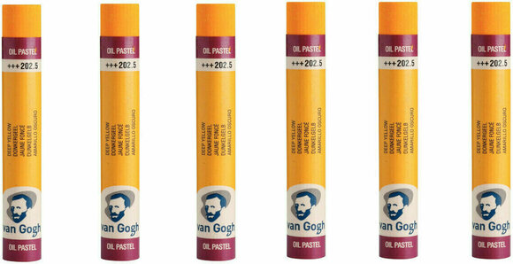 Öljypastelli Van Gogh Oil Pastel Stick Öljypastellisetti Deep Yellow 5 6 kpl - 1