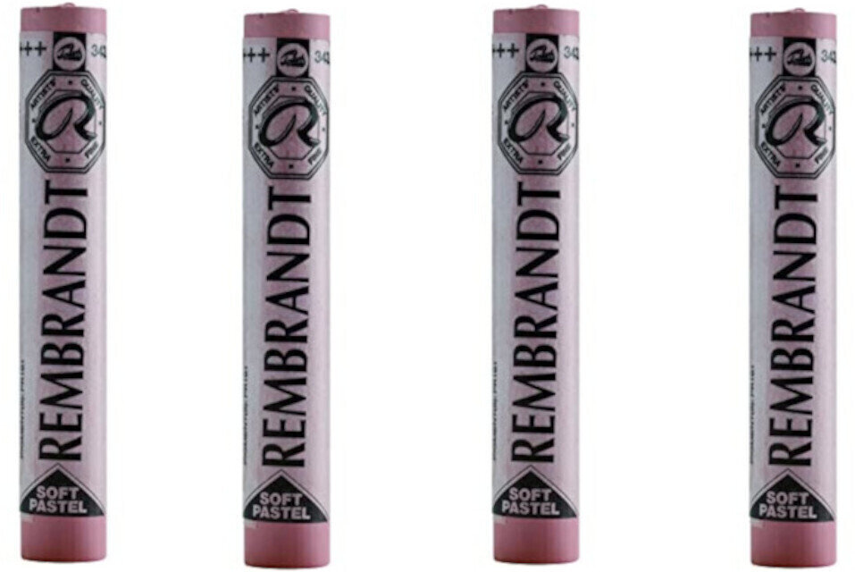 Pastel sec Rembrandt Soft Pastel Coffret de pastels secs Caput Mortuum Red 9 4 pièces