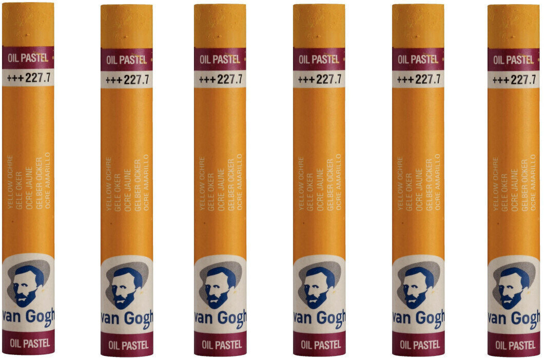 Pastel à l'huile Van Gogh Oil Pastel Stick Coffret de pastels à l'huile Yellow Ochre 7 6 pièces