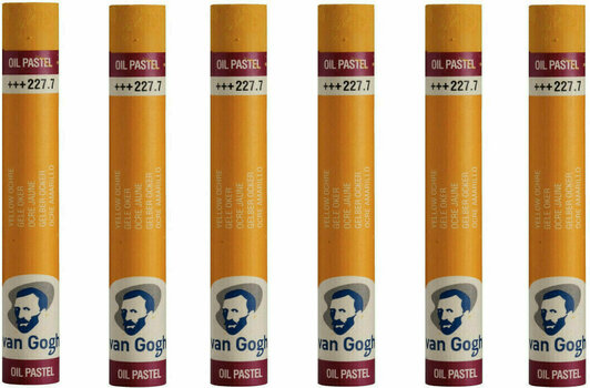 Pastel à l'huile Van Gogh Oil Pastel Stick Coffret de pastels à l'huile Yellow Ochre 7 6 pièces - 1