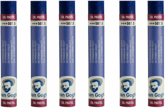 Pastel al óleo Van Gogh Oil Pastel Stick Juego de pasteles al óleo Ultramarine Violet 5 6 uds. - 1