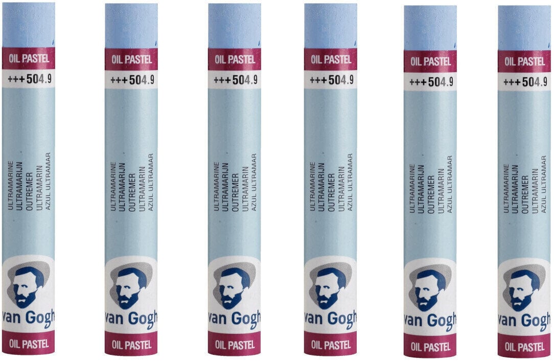 Olejový pastel Van Gogh Oil Pastel Stick Sada olejových pastelov Ultramarine 9 6 ks