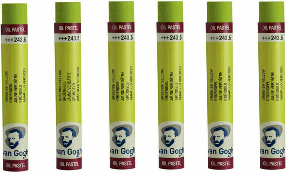 Маслена пастел Van Gogh Oil Pastel Stick Комплект маслени пастели Greenish Yellow 5 6 бр. - 1