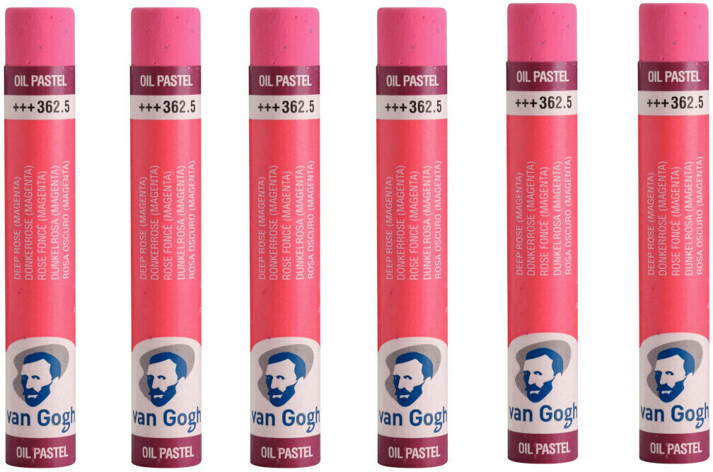 Olejový pastel Van Gogh Oil Pastel Stick Sada olejových pastelů Deep Rose 5 6 ks