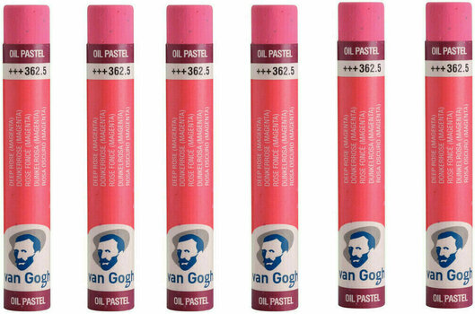 Olejový pastel Van Gogh Oil Pastel Stick Sada olejových pastelů Deep Rose 5 6 ks - 1